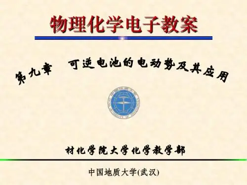 8-第九章 可逆电池的电动势及其应用(2010级)1