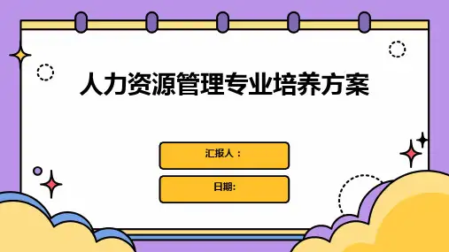 人力资源管理专业培养方案