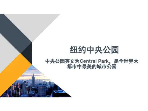 美国纽约中央公园分析