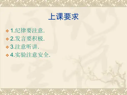 六年级上册科学课件-3.1 蜡烛的变化｜苏教版 (共13张PPT)