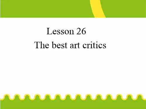 新概念第二册第26课 Lesson26