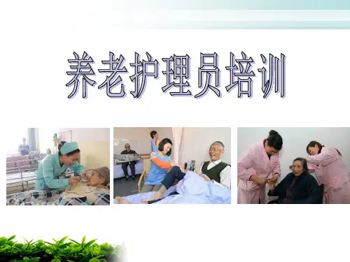 养老护理员培训