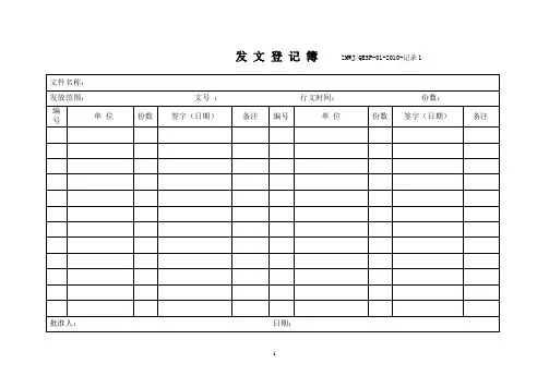 中煤五建三合一记录表格(新版)