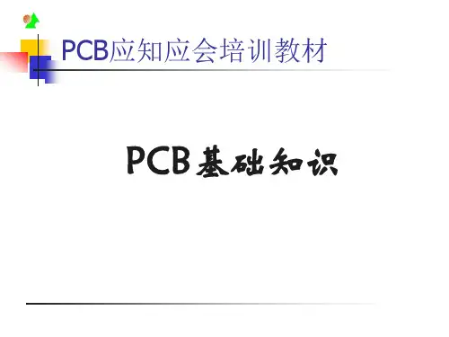 PCB基础知识专题知识课件