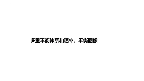 一轮复习丨化学反应速率图像问题