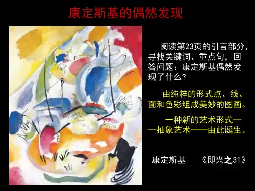 人美版高中美术鉴赏第五课走进抽象艺术.ppt