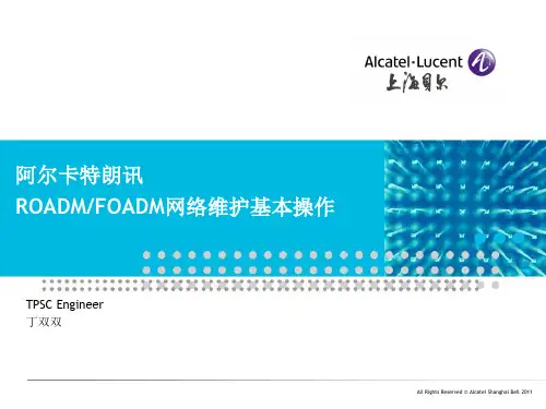 ALUOTN网络维护培训资料