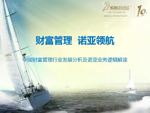 中国财富管理行业介绍v3-PPT精选文档