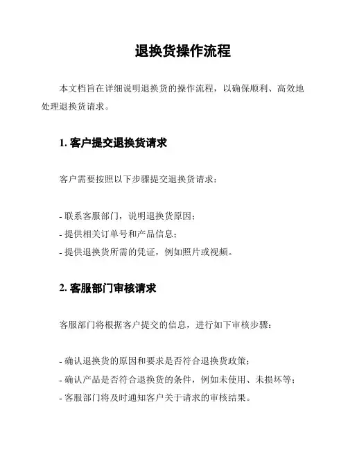 退换货操作流程