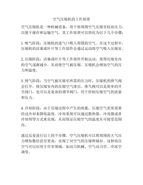 空气压缩机的工作原理