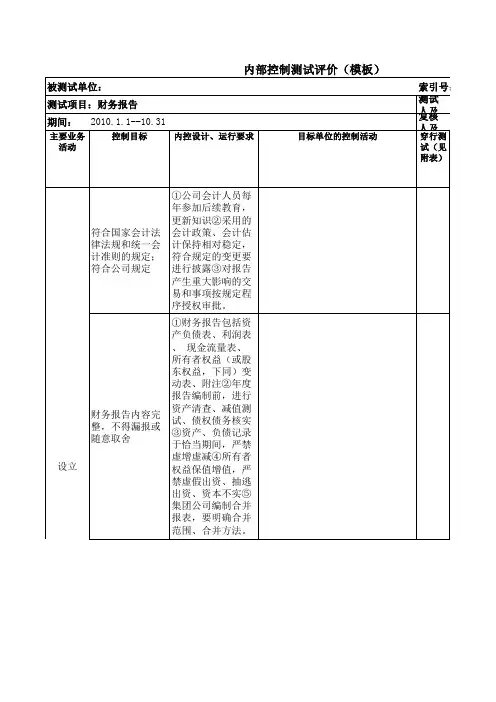 内控评价底稿.xls