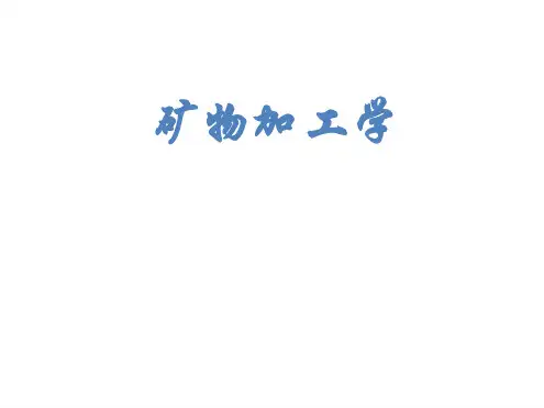 矿物加工学-概论