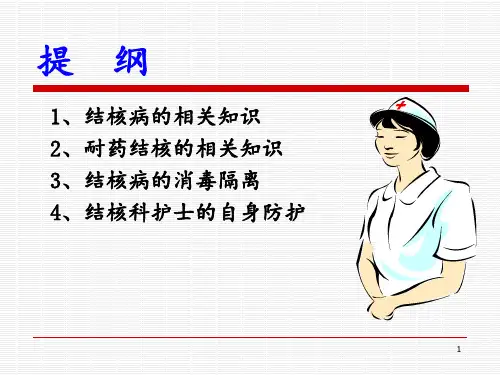 肺结核防护ppt课件