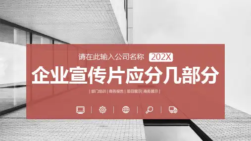 企业宣传片ppt应分几部分