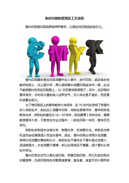 香料印刷的原理及工艺流程