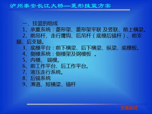 挂篮方案