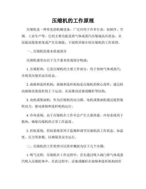压缩机的工作原理