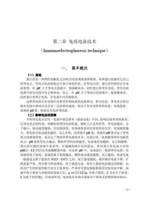 免疫电泳技术