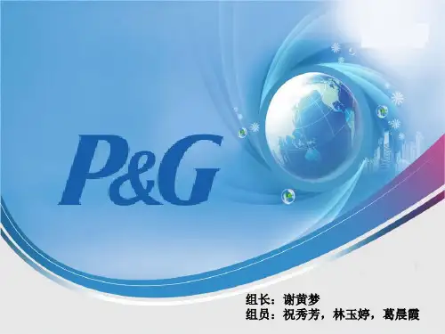 国际营销学案例分析Marketing Strategy---P&G以宝洁为例