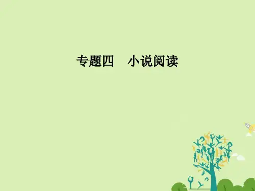 高考语文二轮复习专题四小说阅读11两个角度突破小说环境描写题课件