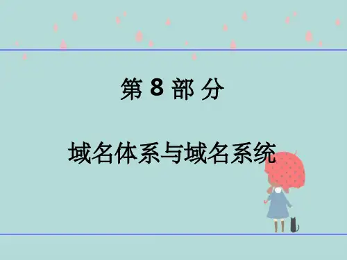 第8讲域名体系和域名系统