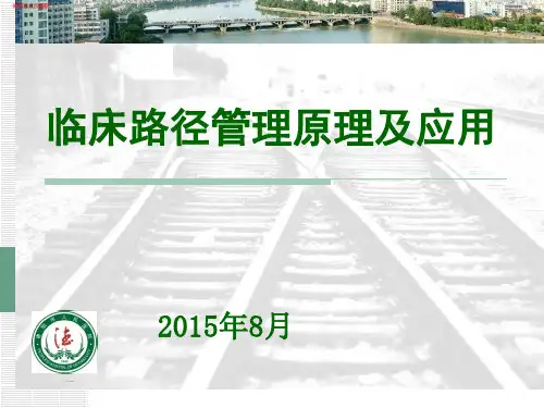 临床路径与单病种质量管理与持续改进