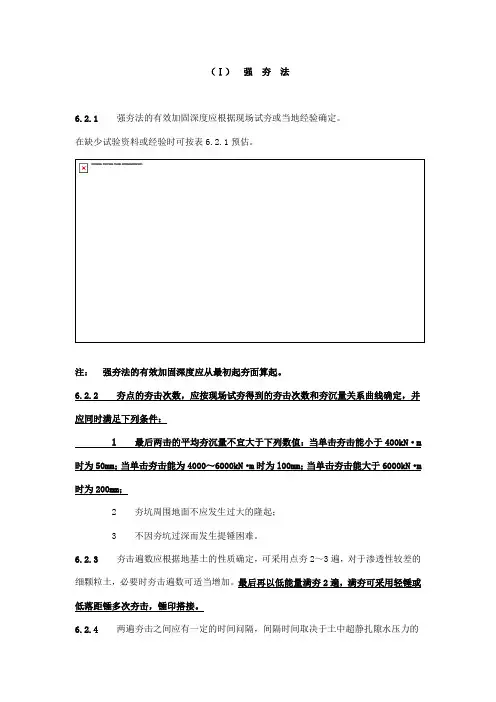 强夯设计