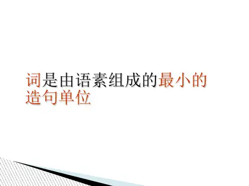 中考语文总复习：《语法基础知识》ppt课件