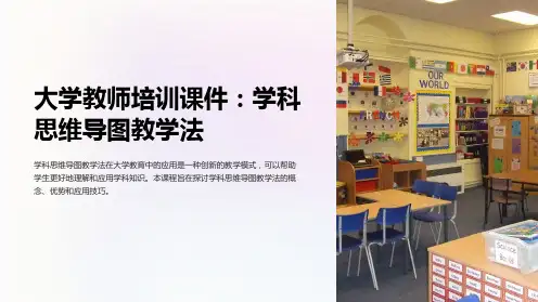 《大学教师培训课件：学科思维导图教学法》