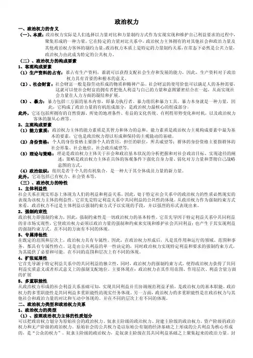 政治权力——精选推荐