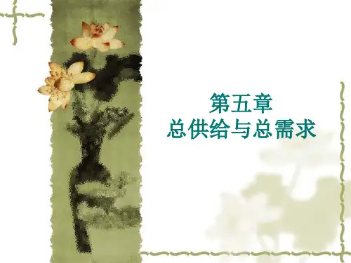 第五章总供给与总需求