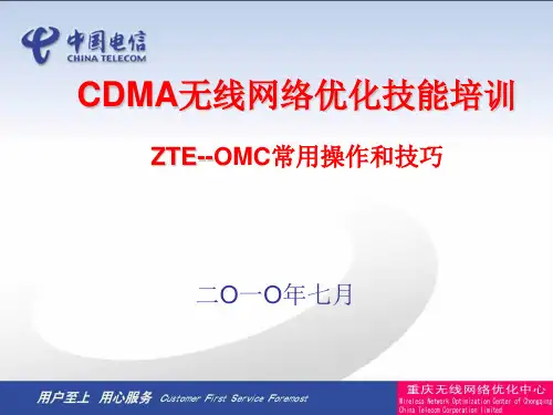 中兴OMC常用操作和技巧