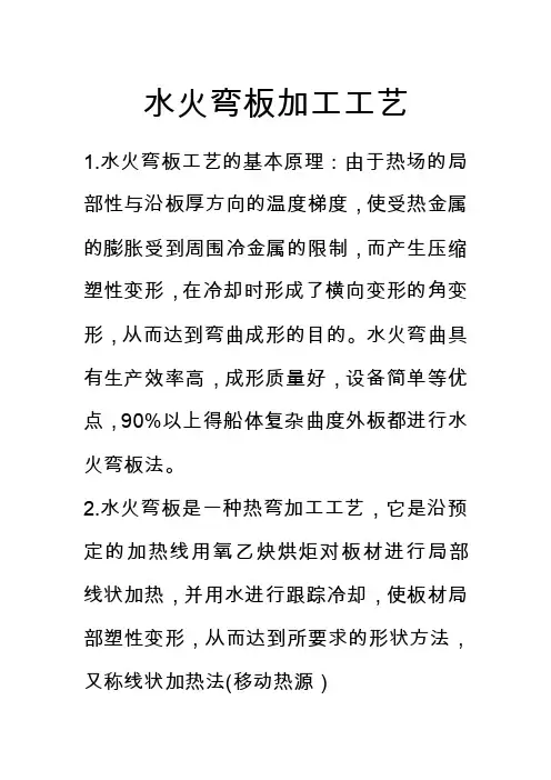 水火加热弯板