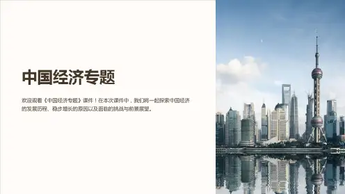 《中国经济专题》课件