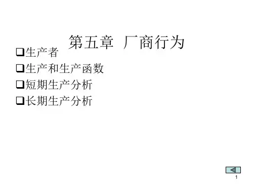 厂商行为  ppt课件