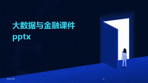 2024版大数据与金融课件pptx