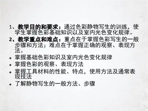 水粉课件PPT