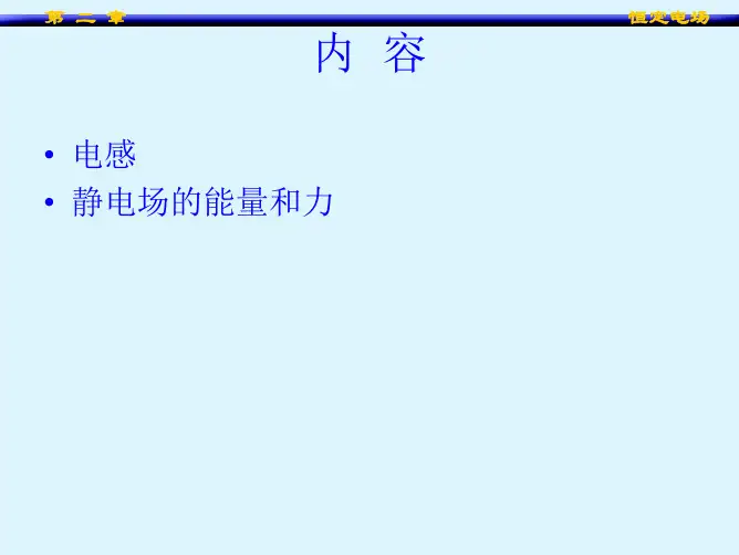 工程电磁场ppt
