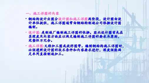钢结构施工详图设计—施工详图的内容