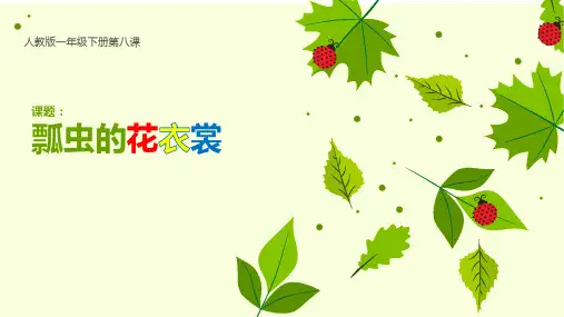 一年级美术下册课件-第8课 瓢虫的花衣裳(18)-人教版