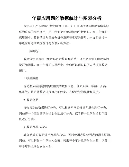 一年级应用题的数据统计与图表分析