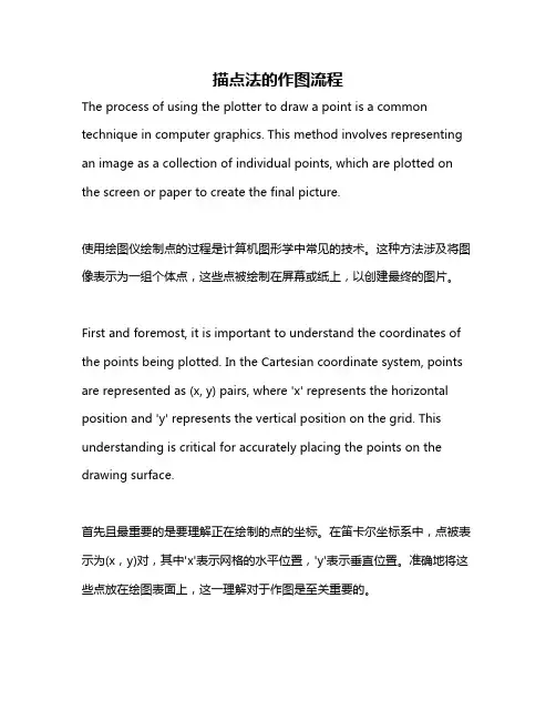 描点法的作图流程