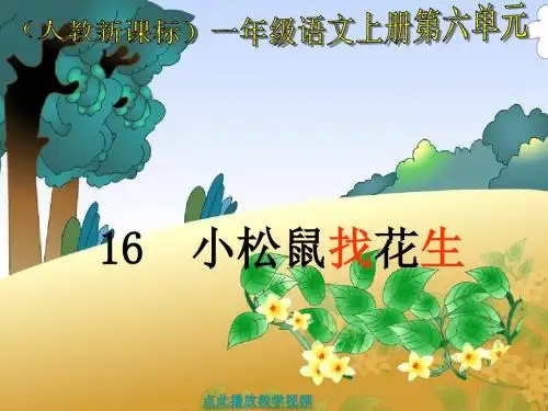 《小松鼠找花生》PPT课件1