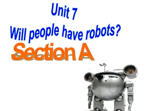 will-people-have-robots-优秀课件