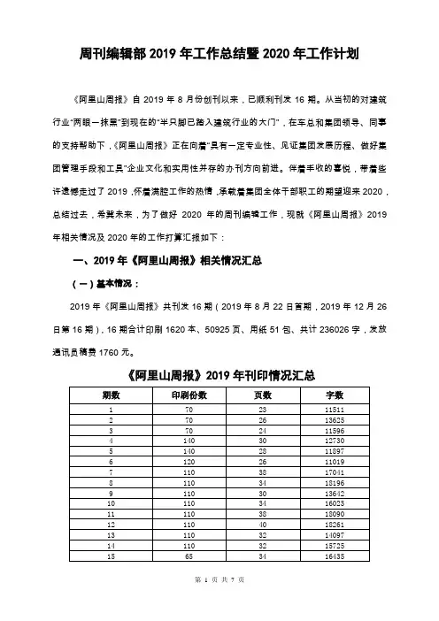 企业内刊编辑年终总结及来年工作计划