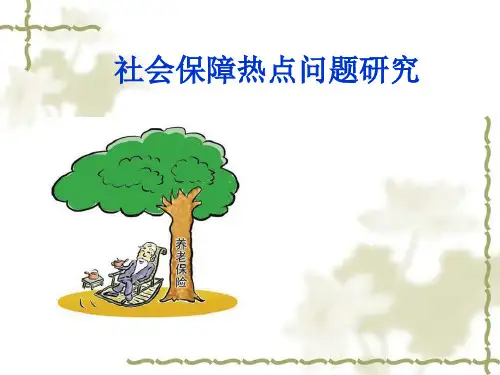 社会保障热点问题