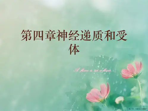 第四章神经递质和受体