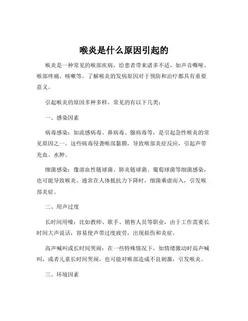 喉炎是什么原因引起的