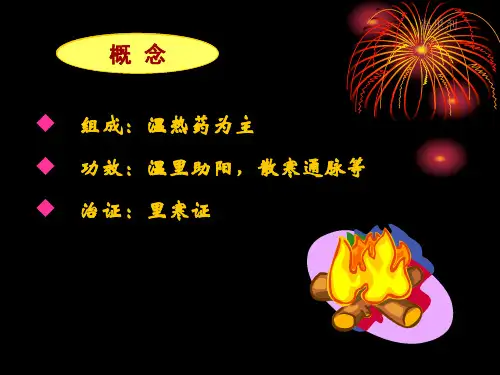 方剂学课件-温里剂-广州中医药大学共76页文档
