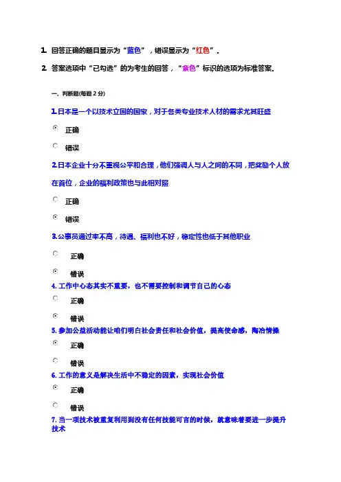 专业技术人员职业幸福感的提升答案